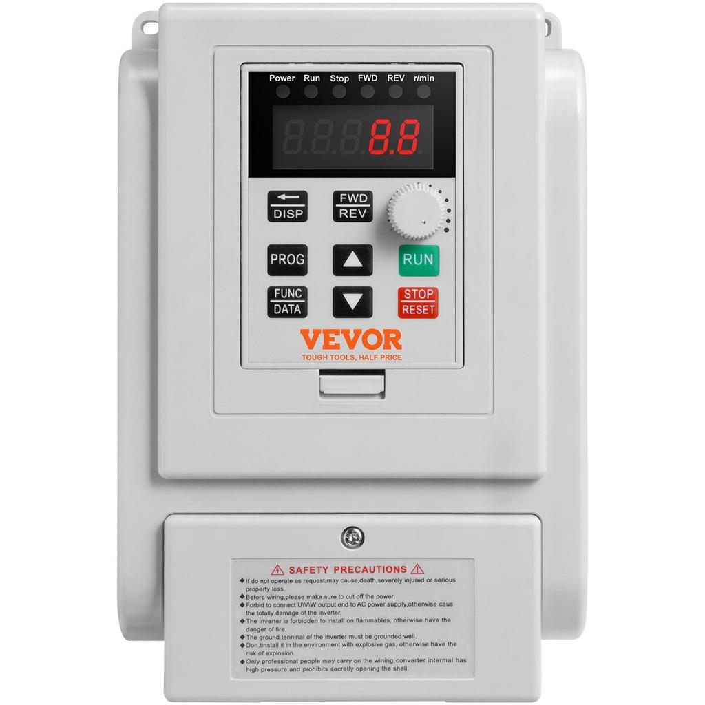 Преобразователь частоты VFD 2,2 кВт 10 А 3 л.с. для управления скоростью трехфазного двигателя