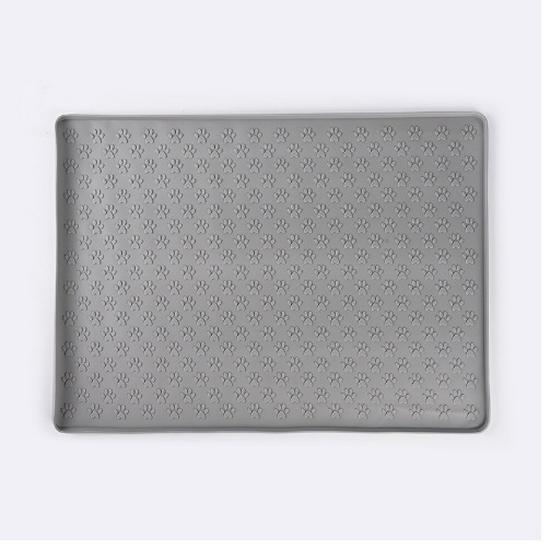 Large Non-Slip Silicone Pet Feeding Mat - Easy to Clean, Foldable, Waterproof Cat & Dog Paw Pad