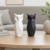Абстрактная фигурка совы, напечатанная на 3D-принтере, Современная минималистичная геометрическая статуэтка совы, Декоративная скульптура птицы для украшения дома и офиса