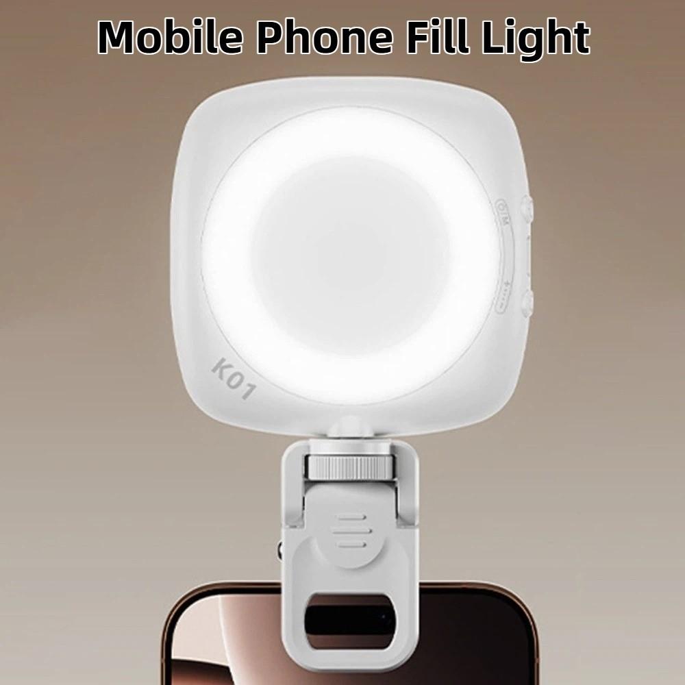 Portable Phone Selfie Light Rechargeable LED Phone Fill Light Mobile Phone Fill Light  Conference