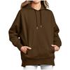 Women S Loose Fit Pullover Hooded Sweatshirt Long Sleeve