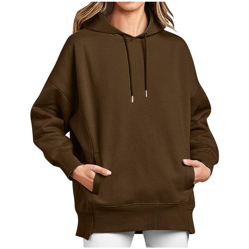 Women S Loose Fit Pullover Hooded Sweatshirt Long Sleeve