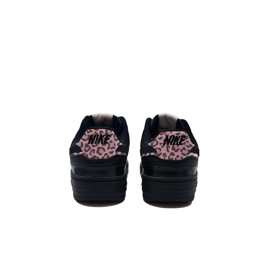 Nike Gamma Force Skateboard Shoes Women's Low Top Black Pink Leopard Print Colorway FQ6476-010(Team603-)