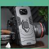 Keysion Armor Shockproof For Case Xiaomi Poco X3 Nfc F2 Pro M2 Pro Ring Stand Phone Back Cover For Poco X3 Nfc X2 Pocophone F1
