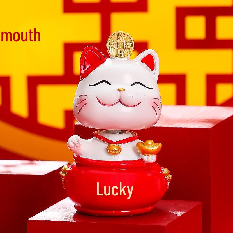 Лежи и Выигрывай Счастливый Кот: Маленькое Милое Украшение для Офиса и Дома для Снятия Стресса