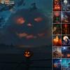 DIY 5D Diamond Painting Halloween Scary Pumpkin And Castle Cross Stitch Kit Full Drill Embroidery Mosaic Art Picture of Rhinestones Gift