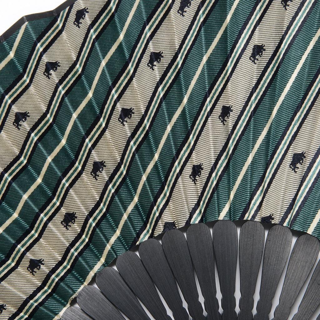 FORTUNA Tokyo Kyoto Fan Success Emerald Green 17. FT-F17EG