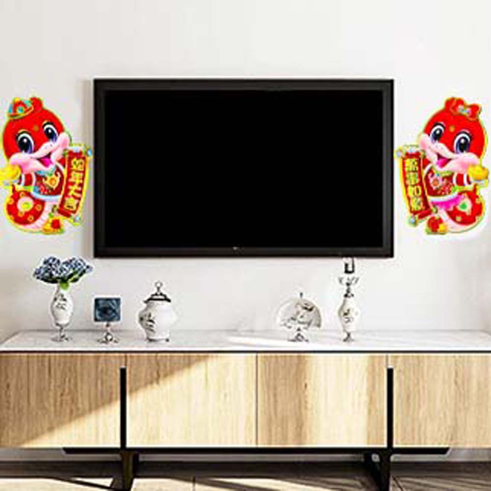 3D Дверной парный стих Китайские наклейки на дверь Китайские украшения Принадлежности для Праздника Весны Ворота