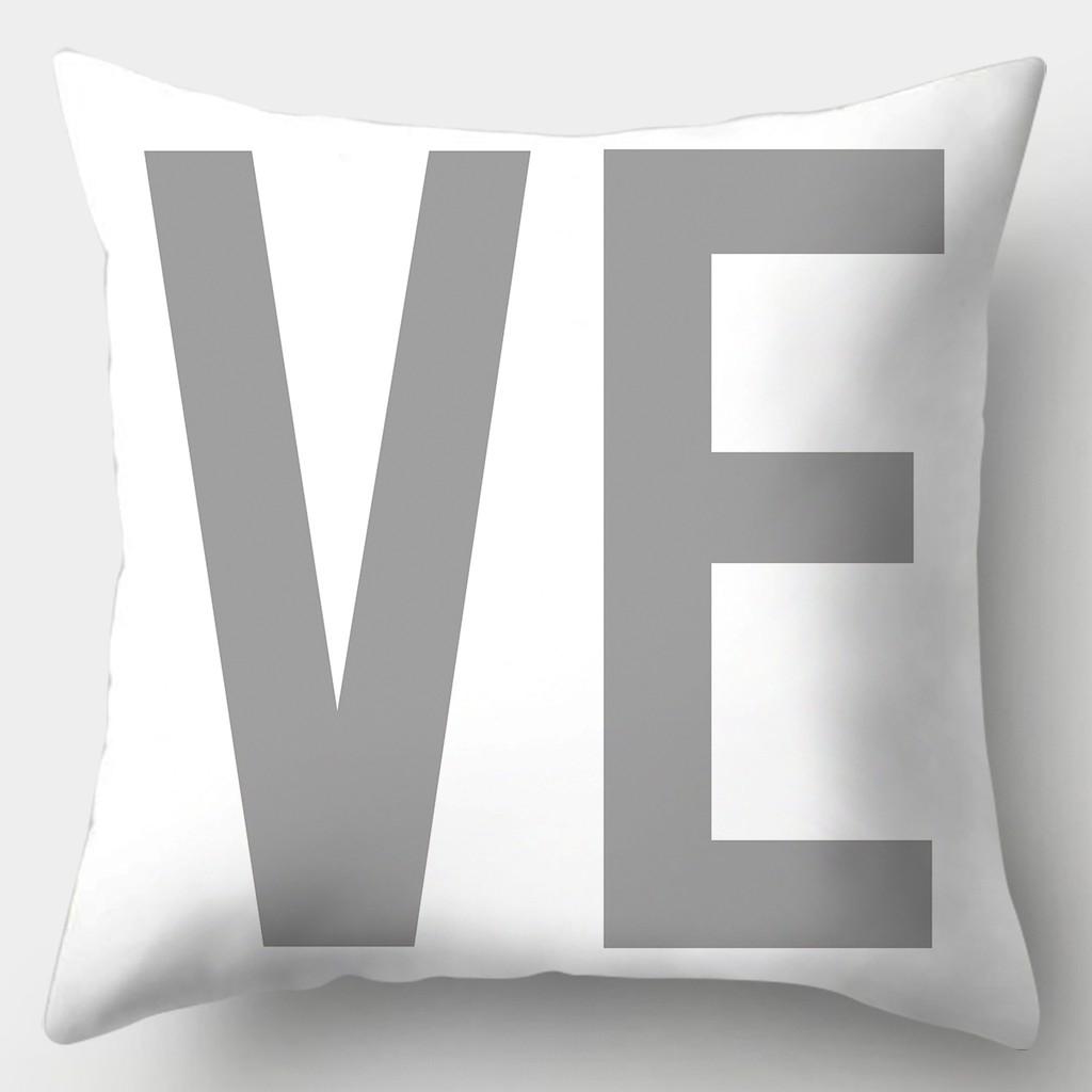 45смX45см Серая наволочка для дивана в полоску, клетчатая наволочка для подушки