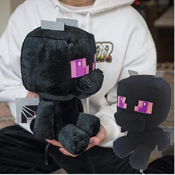Minecraft Style Sitting Steve Zombie Skeleton Archer TNT Plush Toy Soft Doll Gift For Kids