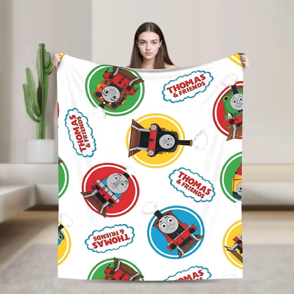 Плед Томас и Друзья Качество Теплый Мягкий Мультяшный Плед Зимний Путешествия Диван Кресло Софа Кровать Пушистый Покрывало