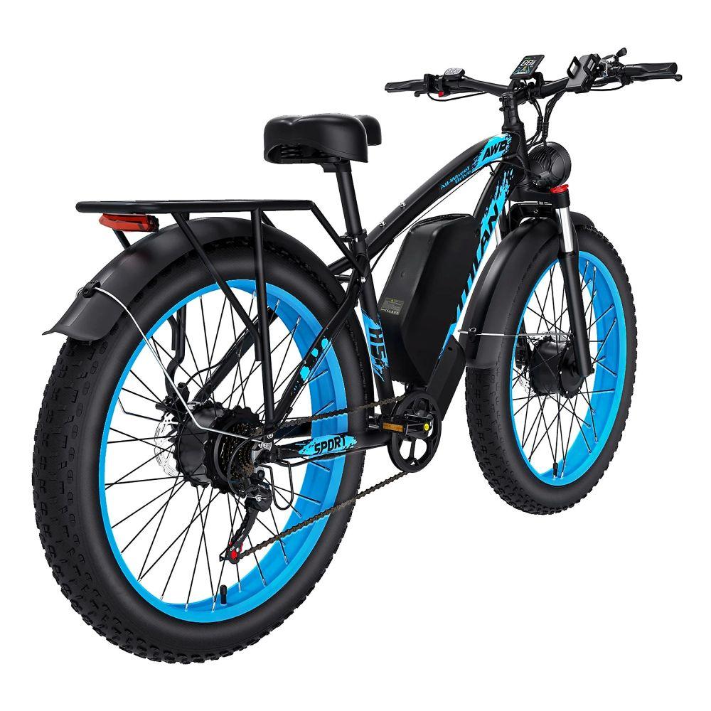 Electric bicycle VITILAN H5, 2000W motor, 52V 25Ah battery, top speed 64 km/h, cruising range 105 km, 24x4.0 inch tires