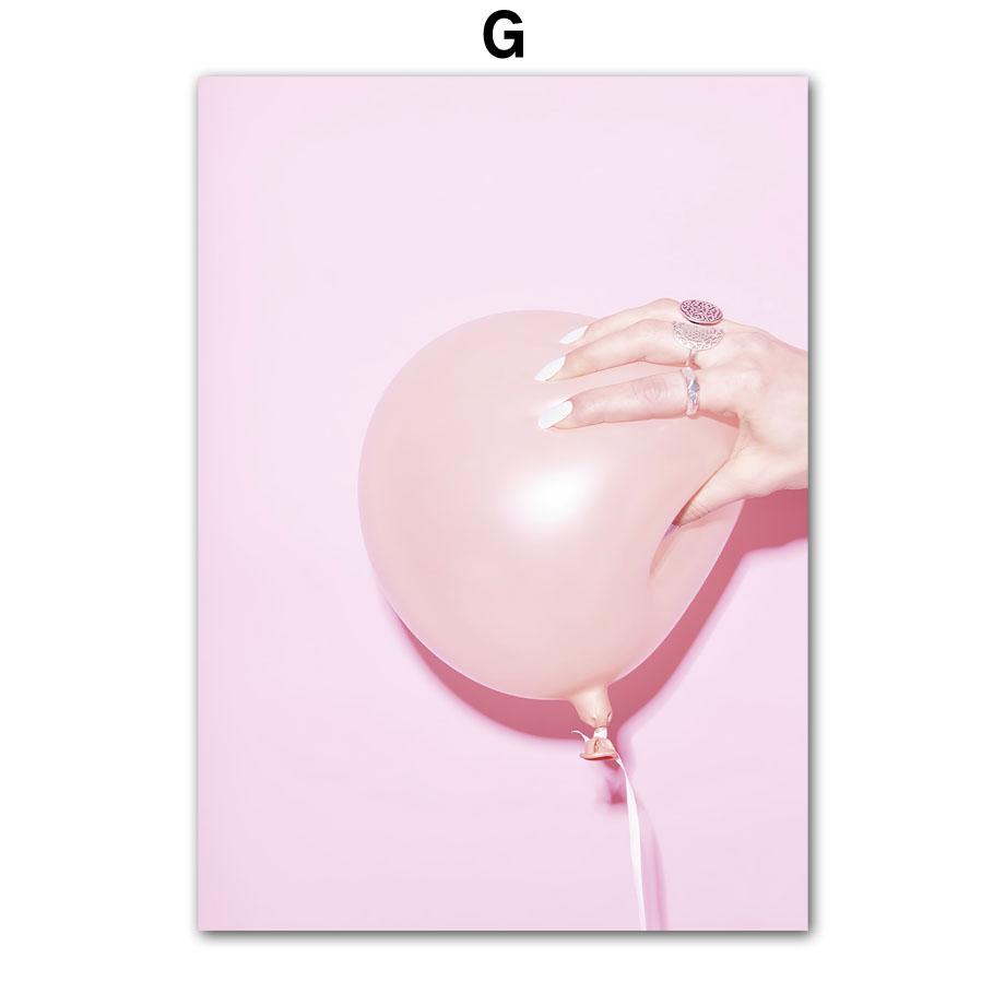 Настенный холст, постер, розовый блестящий плакат, поцелуй, девушка, собака, кошка, винтажный автомобиль, декор для гостиной, печать, картина, домашняя спальня