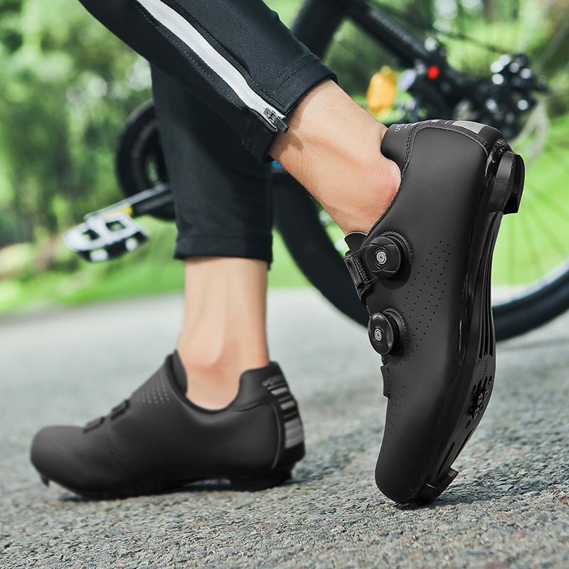 New Road Unisex Cycling MTB Cleats Men Professional Self-Locking Flats Sneakers Racing Boots SPD Comfortable Women Bicycle Shoes