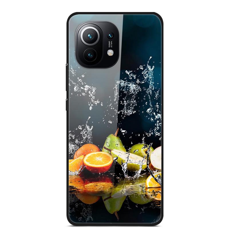 Роскошный Чехол-Крышка для Xiaomi mi 11 Закаленное Стекло Чехол для Xiaomi mi 11 Lite 5G NE Чехол для Телефона Xiaomi Mi 11 mi11 Lite Coque