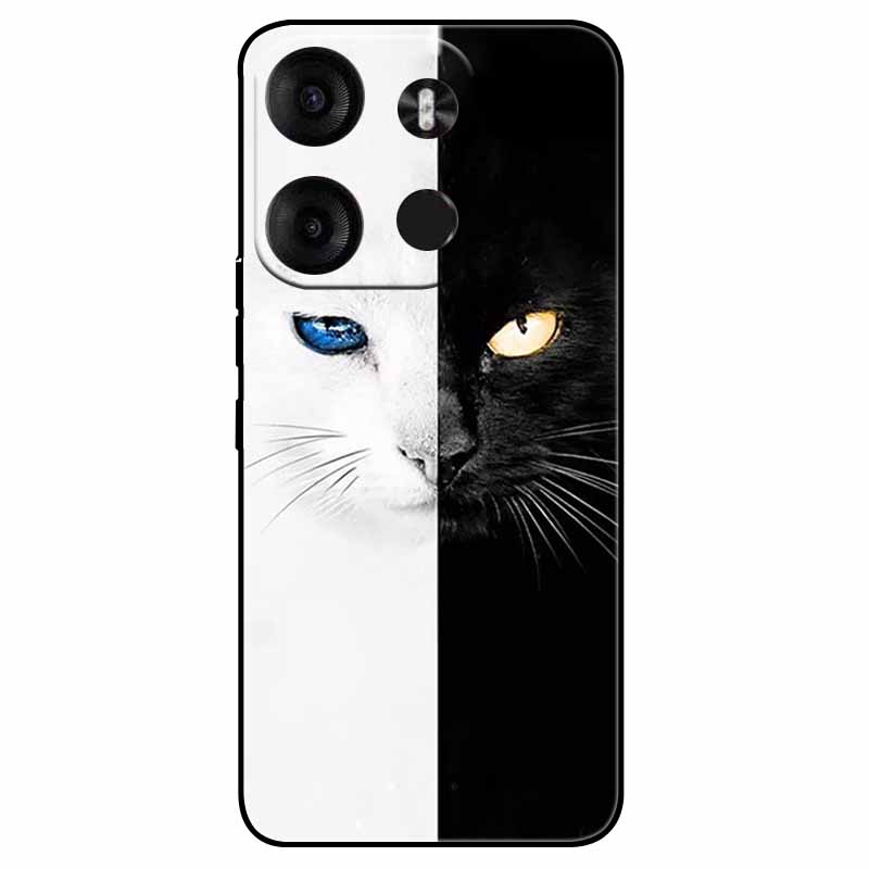 Чехол для Tecno Spark Go 2023 ТПУ Модный Милый Силиконовый Задний Чехол Для Tecno Pop 7 Pro BF7 Funda Ударопрочный Pop7pro 7Pro Capa