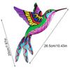 Artwork Statue Living Room Garden Backyard Wall Decoration Metal Hummingbird Art Craft Sculptures