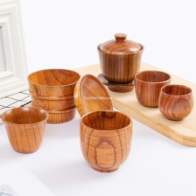 1 шт. Деревянные кружки с большим животом Ручной работы Кружки с ручкой из дерева зизифуса Кружка для пива, чая, кофе, молока, воды Кухонная барная посуда для кухни, бара