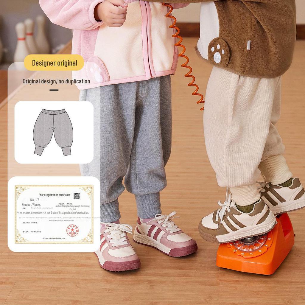 Детские весенние спортивные брюки 2024: Леггинсы для девочек и спортивные штаны для мальчиков