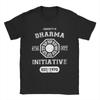 Футболка с логотипом Dharma Initiative, Спортивный отдел, Мужская, 100% Хлопок, Футболки из сериала Lost, Футболка с коротким рукавом, Идея для подарка