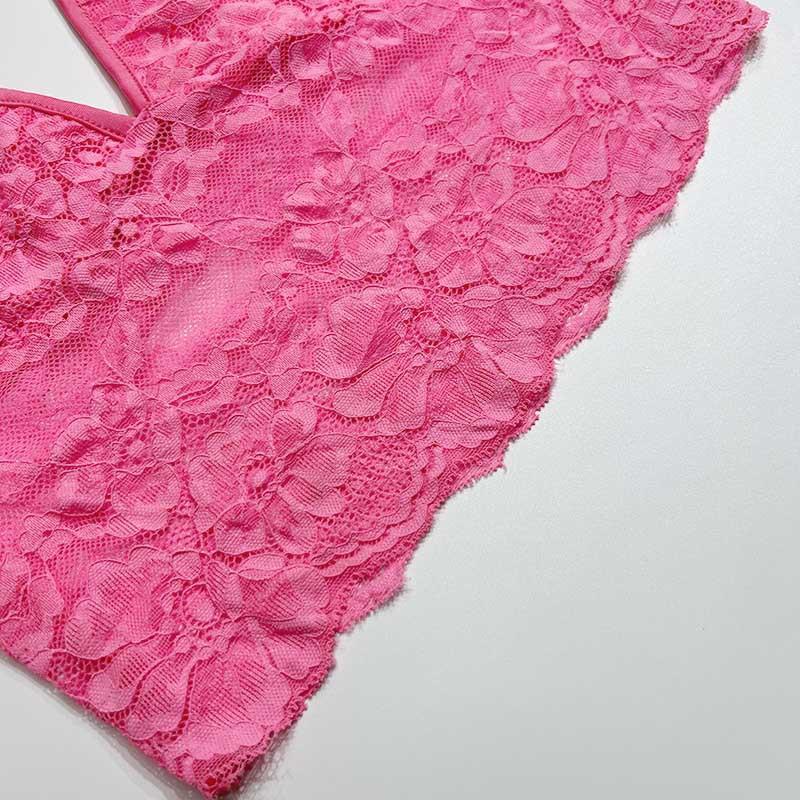 Прозрачная майка на бретельках, комплект с полой кружевной юбкой и бедрами