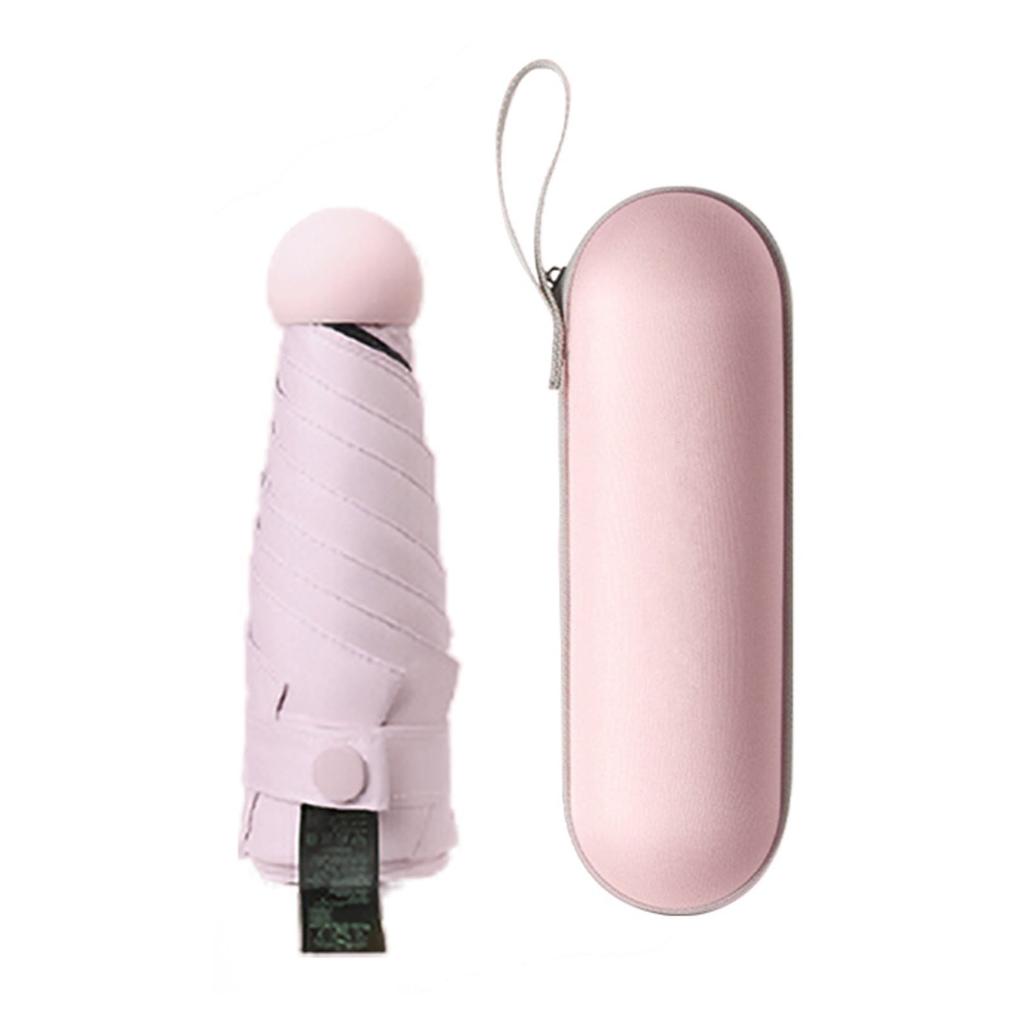 Sun Umbrella Folded Ultra Light Six Bone With Box Sun Protection UV Protection Sun Shade Sunshine Rain Dual Purpose