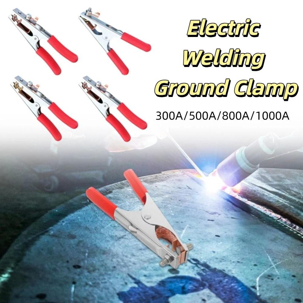 Heavy Duty Welding Grounding Clamp Manual Welder Grounding Connector Earth Ground Clip TIG Welder