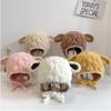 Plush Baby Sheep Hat Autumn and Winter Ear Hat Cute Young Children Winter Boys and Girls Baby Wool Hat