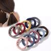 Эластичные корейские аксессуары для волос 5 шт. Бесшовные резинки для волос, веревки для волос, держатель для хвоста, повязка на голову