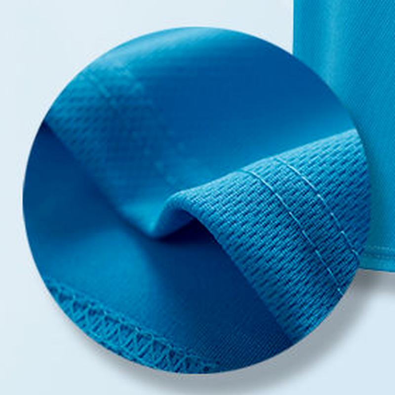 Летняя быстросохнущая футболка на заказ с круглым вырезом, спортивная с коротким рукавом для мужчин и женщин, повседневная пляжная ткань