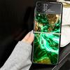 Чехол Demon Slayer Shinazugawa Sanemi для Samsung Galaxy Z Flip7 Flip6 Flip5 Flip4 Flip3 5G Жесткий чехол для телефона Z Flip 7 6 5 4 3 Черный