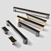 Square Single Hole Zinc Zinc Zinc Alloy Drawer Handle Black Cabinet Handle Door Handle  Drawers