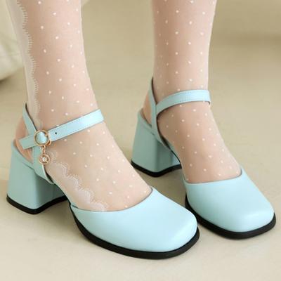 Женские сандалии с закрытым носком Летняя обувь Элегантные Синие Зеленые Телесные Женские Сандалии с ремешком на щиколотке Вечерние Свадебные Офисные Туфли Удобные