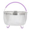 Mesh Steaming Basket Stainless Steel Strainer Insert Fits 6 Qt Pressure Cookers Pots with Handle