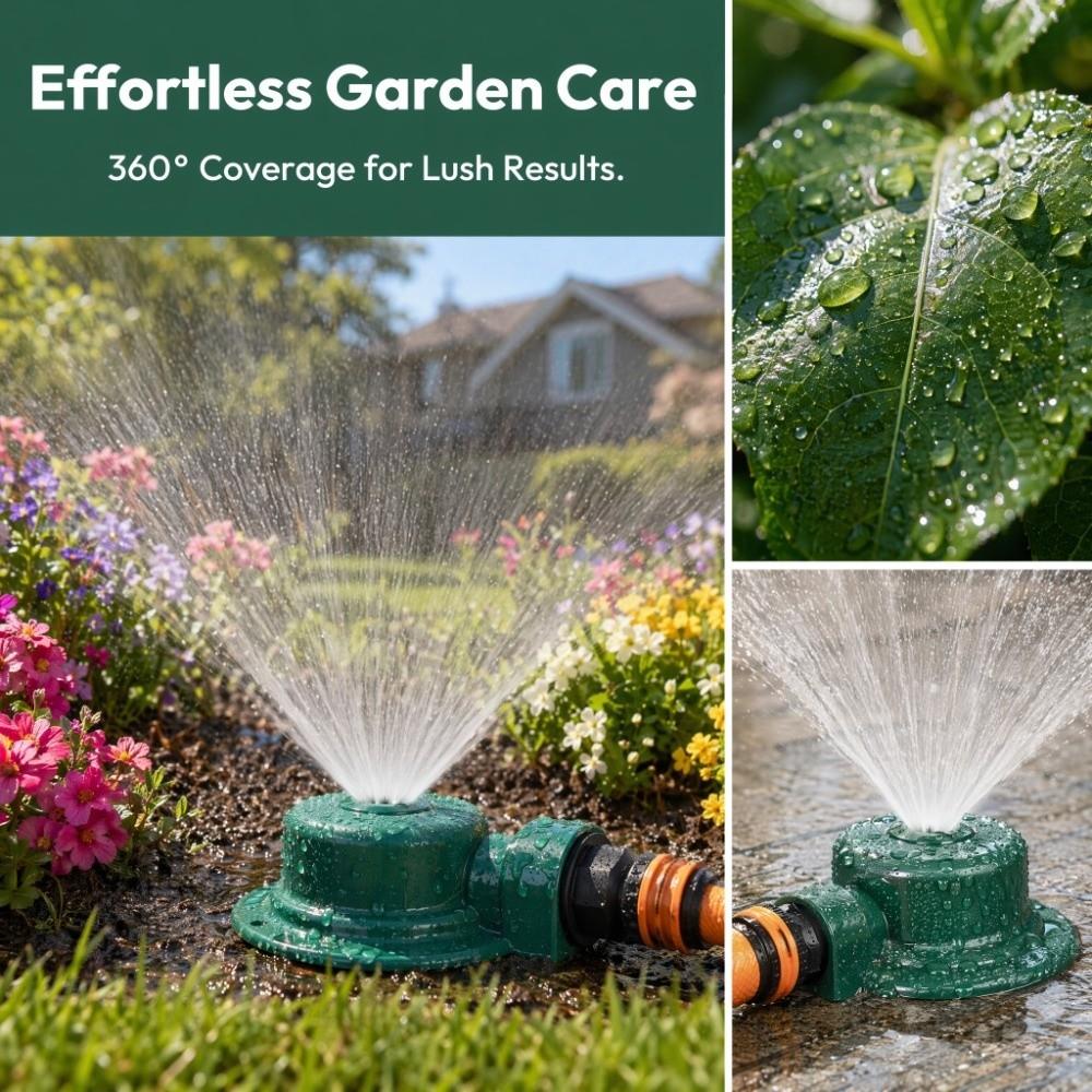 G1/2 Watering Sprinkler 360 Degree Garden Sprinkler Irrigation Sprinkler Nozzle  Lawn Irrigation