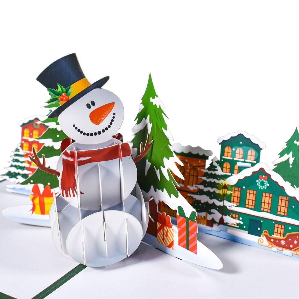 Christmas Invitations Gift Kid Santa Christmas Card Marry Festival Decoration Greeting Cards