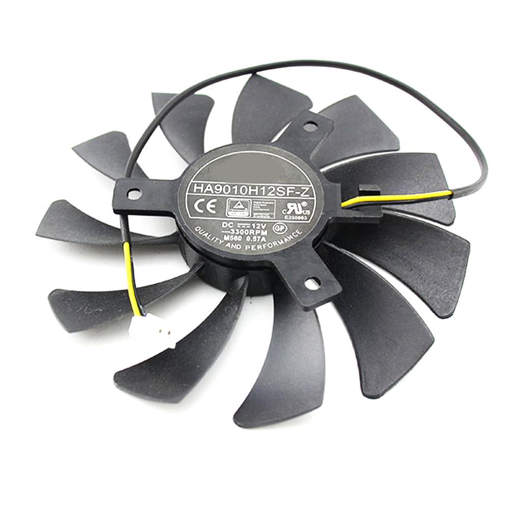 0.57A DC 12V HA9010H12F-Z 2-контактный вентилятор охлаждения для видеокарты GTX1050 Ti Для MSI Geforce GTX 1050Ti 4G OC GTX 1050 2G