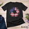 Футбольный мяч с флагом США Винтажный Футбол 4 июля Патриотическая Унисекс Футболка Мужская Женская Футболки Топ