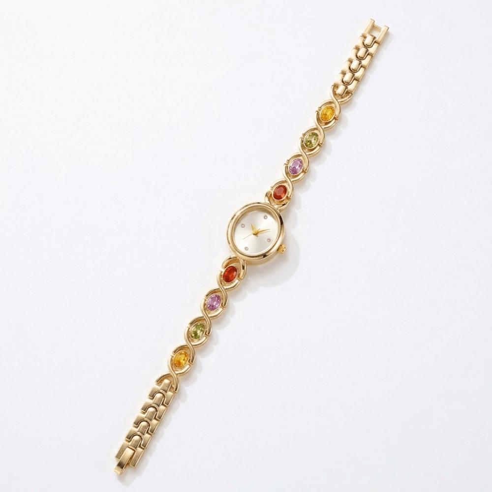 Retro Quartz Watch Versatile Temperament Oval Watch Community Accessories Ladies Watch Lady