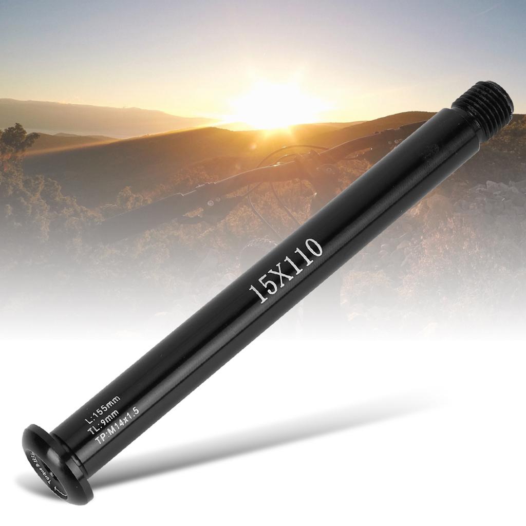 Передняя вилка ось черная алюминиевая сплавная втулка Tube Thru Shaft Boost для RockShox Mountain 