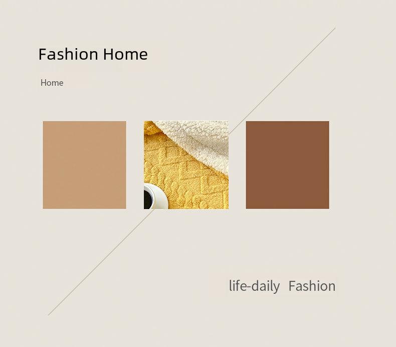 Плотное фланелевое одеяло из овечьей шерсти кораллового флиса - универсальное для дивана, офисной шали или чехла для кондиционера