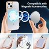For iPhone 15 Plus Magnetic Case Electroplating Anti-Drop TPU+PC Phone Back Cover