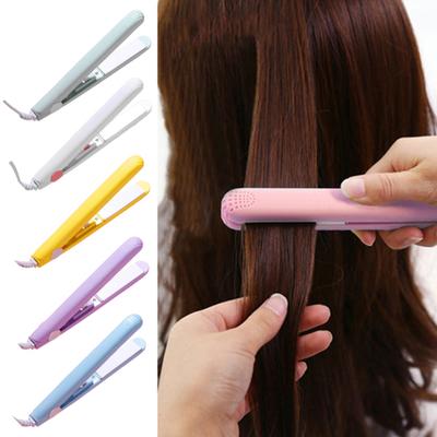 Мини-щипцы для завивки двойного назначения 2-в-1, плойка, выпрямитель для волос, щипцы для завивки, быстрый нагрев, портативные дорожные женские короткие и длинные инструменты для укладки волос