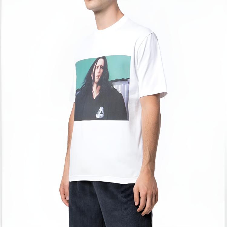 Palace Футболка Wise Up, белые мужские топы P17TS006
