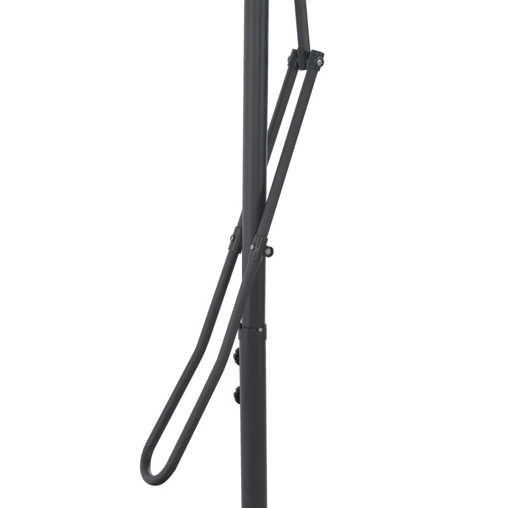 250x250 cm Anthracite Steel Mast Sun Umbrella