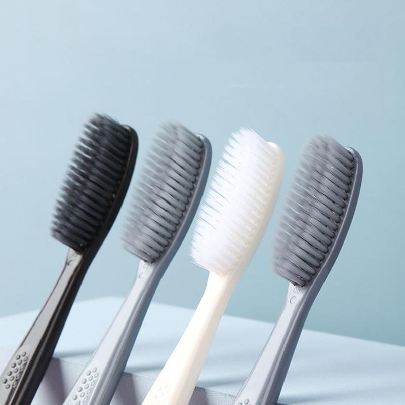 1 шт. супер мягкая щетина зубная щетка для мужчин и женщин уход за зубами зубная щетка щетка уход за полостью рта удаление пятен от дыма и кофе