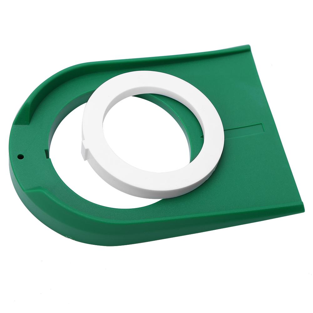 Indoor Outdoor Plastic Golf Putting Cup Practice Aids with Adjustable Hole White Flag