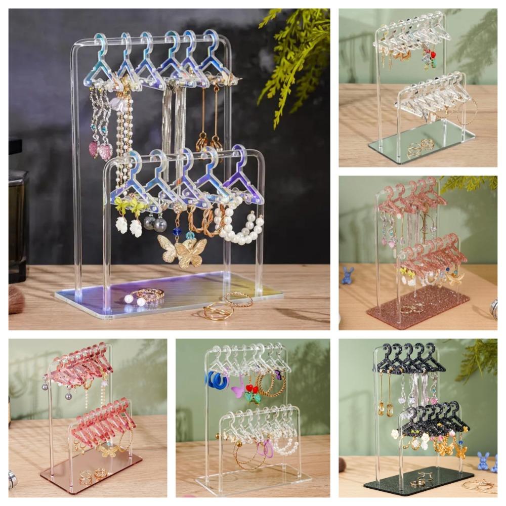 Органайзер для украшений 16 шт. Вешалки в форме держателя для украшений Вешалка для одежды Стенд для серег-гвоздиков Женщины Девушки