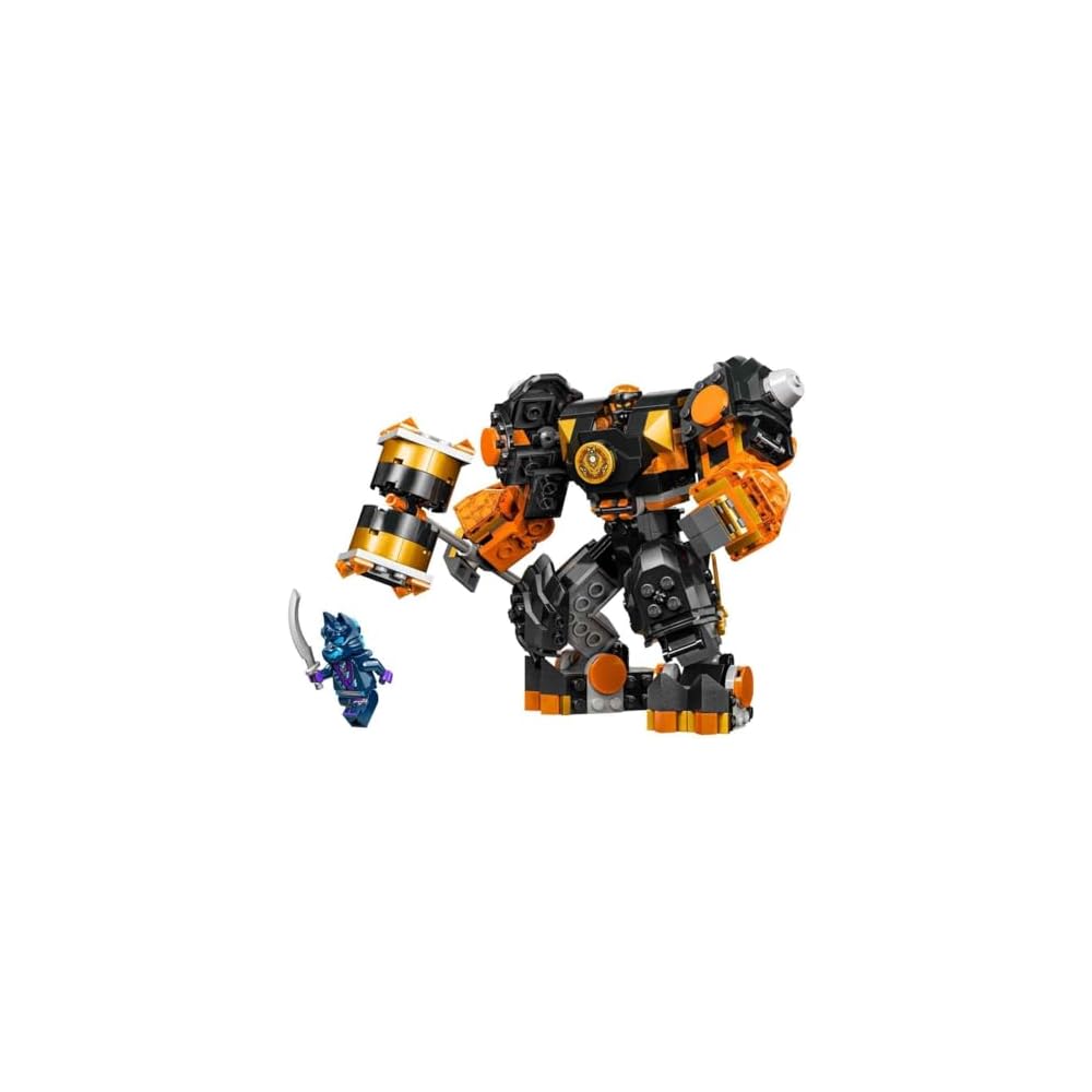 LEGO Ninjago Cole's Elemental Power Mech Suit Building Toy for Kids Ages 7-9