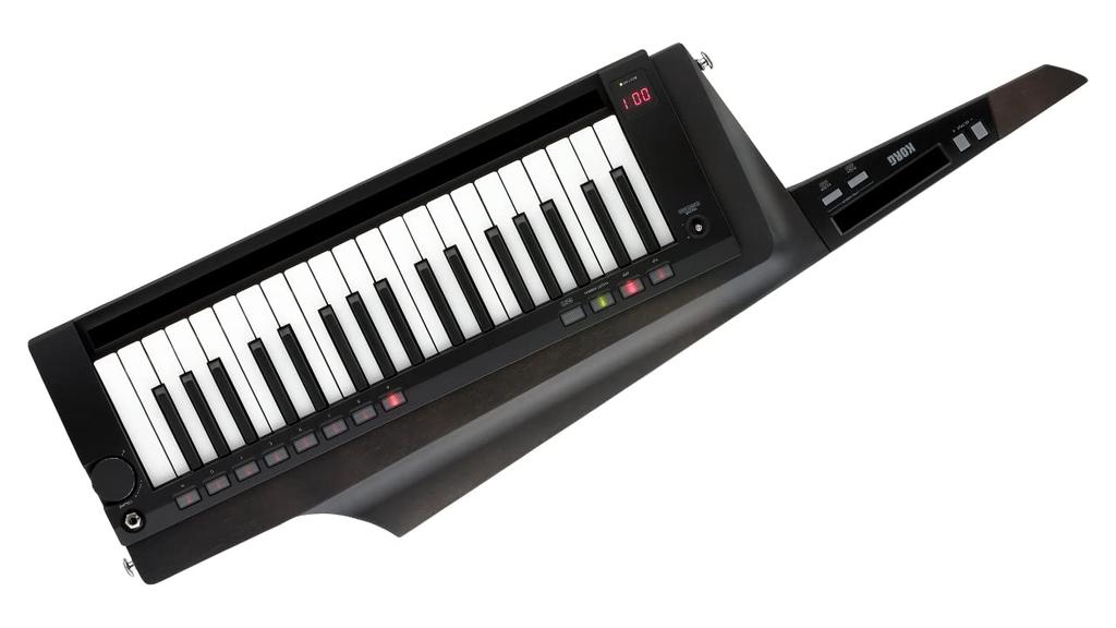 KORG Keytar Synthesizer Stage Keyboard Battery Powered 2BK Translucent Black RK-100S